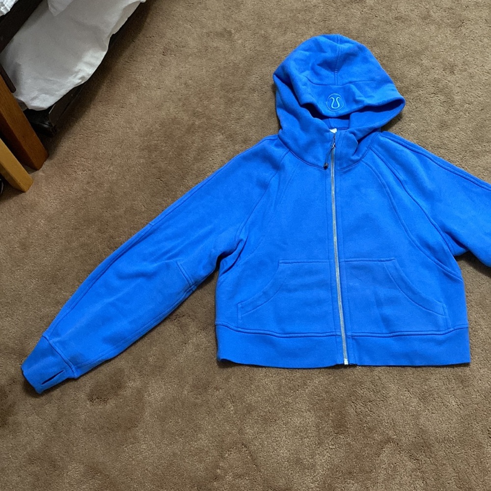 ❌Sold❌ Lululemon Blue Nile Scuba Oversized Full Zip - Picture 3 of 12